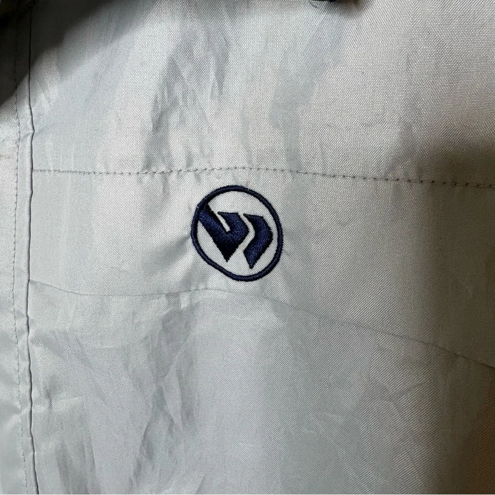 Vintage Wimbledon Light Silver Windbreaker Jacket Small